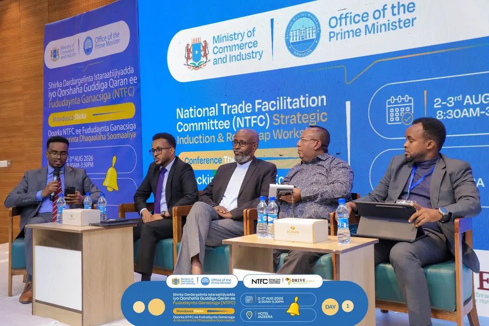 Participants in Somalia’s trade facilitation workshop